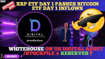 XRP- Spot XRP ETF Day 1 Inflows Crush Spot Bitcooin ETF Day 1 Inflows - USGovt Crypto Reserves?