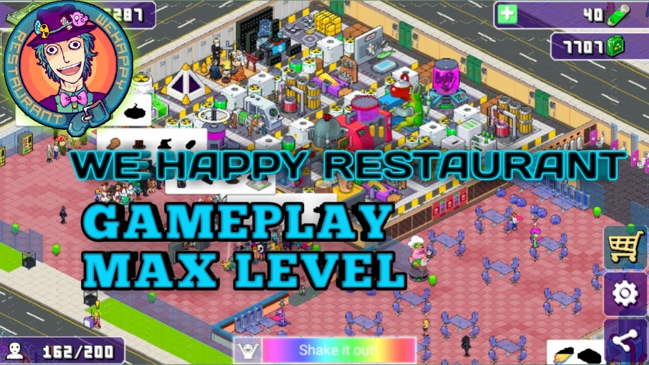 WE HAPPY RESTAURANT MAX LEVEL • GAMEPLAY YouTube