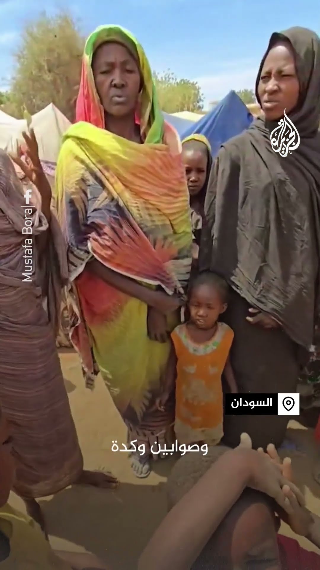 شاهد | ندرة الغذاء والماء تهدد النازحين بالسودان