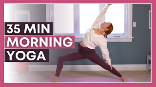 35 min Morning Yoga to STRETCH \& ENERGIZE