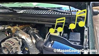 Ford 7.3 Ebay L3 Racing Cold Air Intake How To & Review