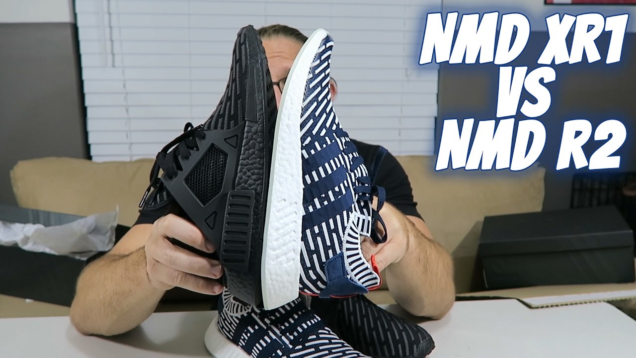 Adidas NMD XR1 vs R2 | Sneaker Review and Unboxing - YouTube