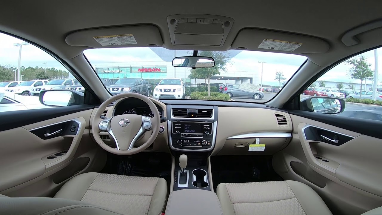 2017 Nissan Altima SV Interior YouTube