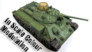 Full in Scale Colour Modulation on this Recaptured T34 (1/35 Dragon)