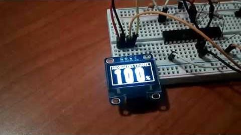 arduino tiny OLED 128x64 ethanol gauge @maxihakan istanbul