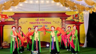 Múa chèo Về với tình quê - Lễ hội truyền thống 2024 làng Hà Liễu