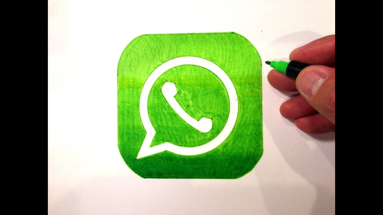 Whatsapp logo Icon in Social  Hatched Block