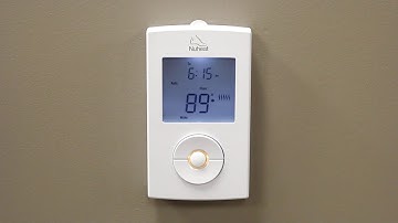 NUHEAT SOLO thermostat programming. Step 7, Temporary Bypass Feature.