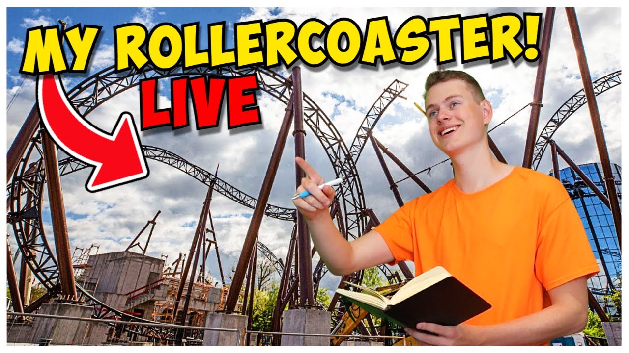 Building My OWN Rollercoaster In Real Life! - YouTube