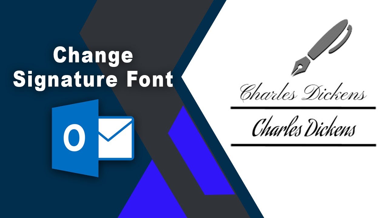 How To Change Signature Font In Outlook App YouTube
