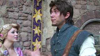 Tangled Meet & Greet - Flynn Rider's Last Day with Rapunzel Magic Kingdom 7/2/11