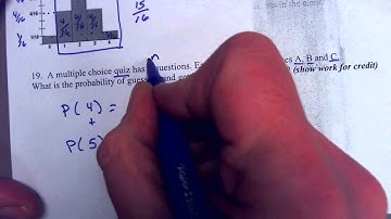 Algebra 2 Chapter 10 practice test #18 & 19