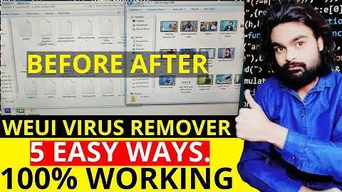 weui file virus ransomware | How to remove Weui virus? in hindi