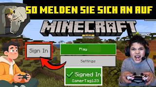 🎮 Minecraft Anmelden auf Android & iOS | 2026 Anleitung 📱