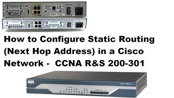 How to Configure Static Routing (Next Hop Address) in a Cisco Network