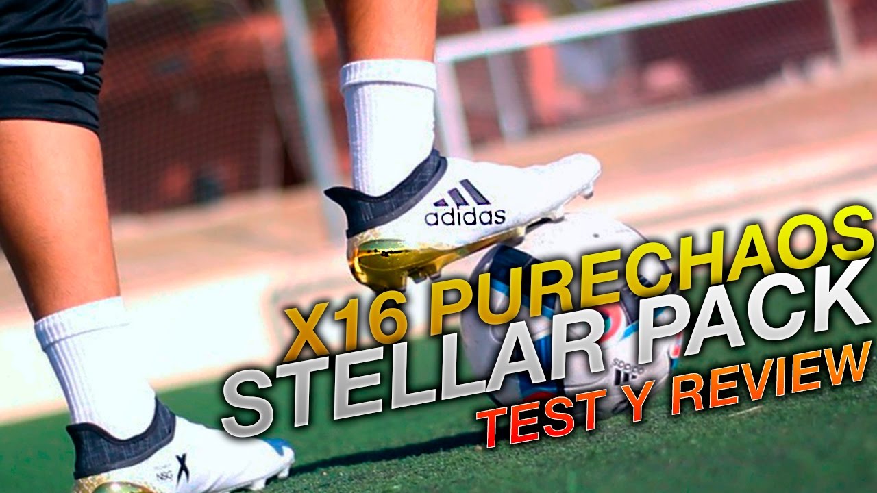 Adidas X16 PureChaos Stellar - TEST and REVIEW ! / James, Bale and Benzema - YouTube