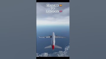 Madrid 🇪🇸 to London 🇬🇧 ✈️ | Unreal Takeoff & Smooth Landing | MSFS #aviation #flightsimulator #msfs
