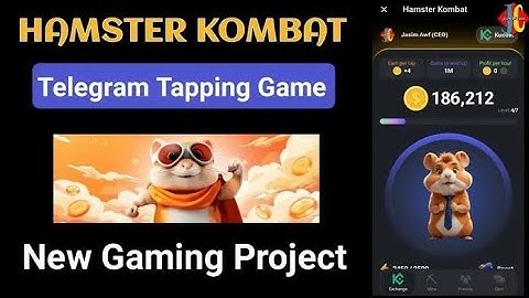 Hamster Kombat bot new project on telegram | app with auto mining process | similar to Notcoin