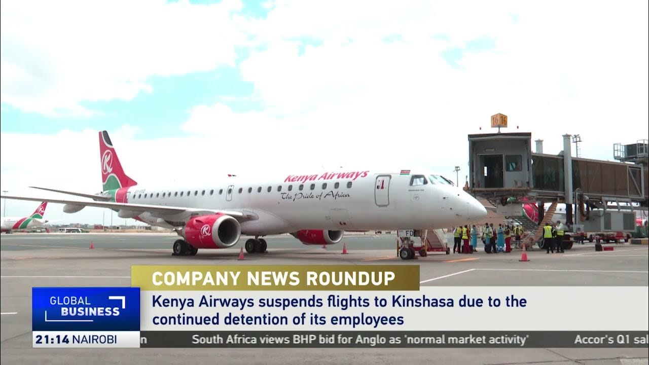 Kenya Airways suspends flights to DR Congo