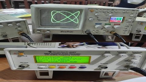 Lissajous Figure using Cathode Ray Oscilloscope (CRO)