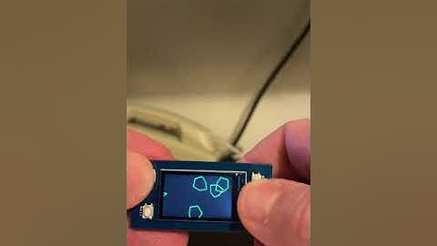 Pi Pico Asteroids in Micropython