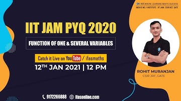 IIT-JAM MATHEMATICS | PYQ 2020 || INTEGRAL & VECTOR CALCULUS