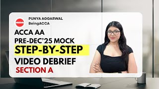 ACCA AA Pre December 25 Mock Debrief | Section A | Marine Co | Punya Aggarwal