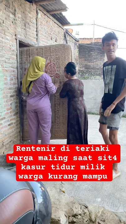 Rentenir di teriaki maling oleh masyarakat