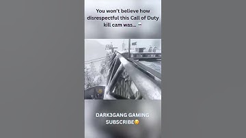 Most DISRESPECTFUL Kill Cam in Call of Duty History 😳🔥 #Shorts