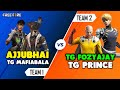 Ajjubhai94 and Bala Vs. FozyAjay and Prince eSports Player Op Battle Gameplay - Garena Free Fire