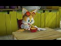 Sonic Boom Tails Enjoys His Soup With A Fork