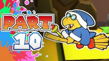 Paper Mario Color Splash 100% Walkthrough - Part 10 - Daffodil Peak Mini Star #1