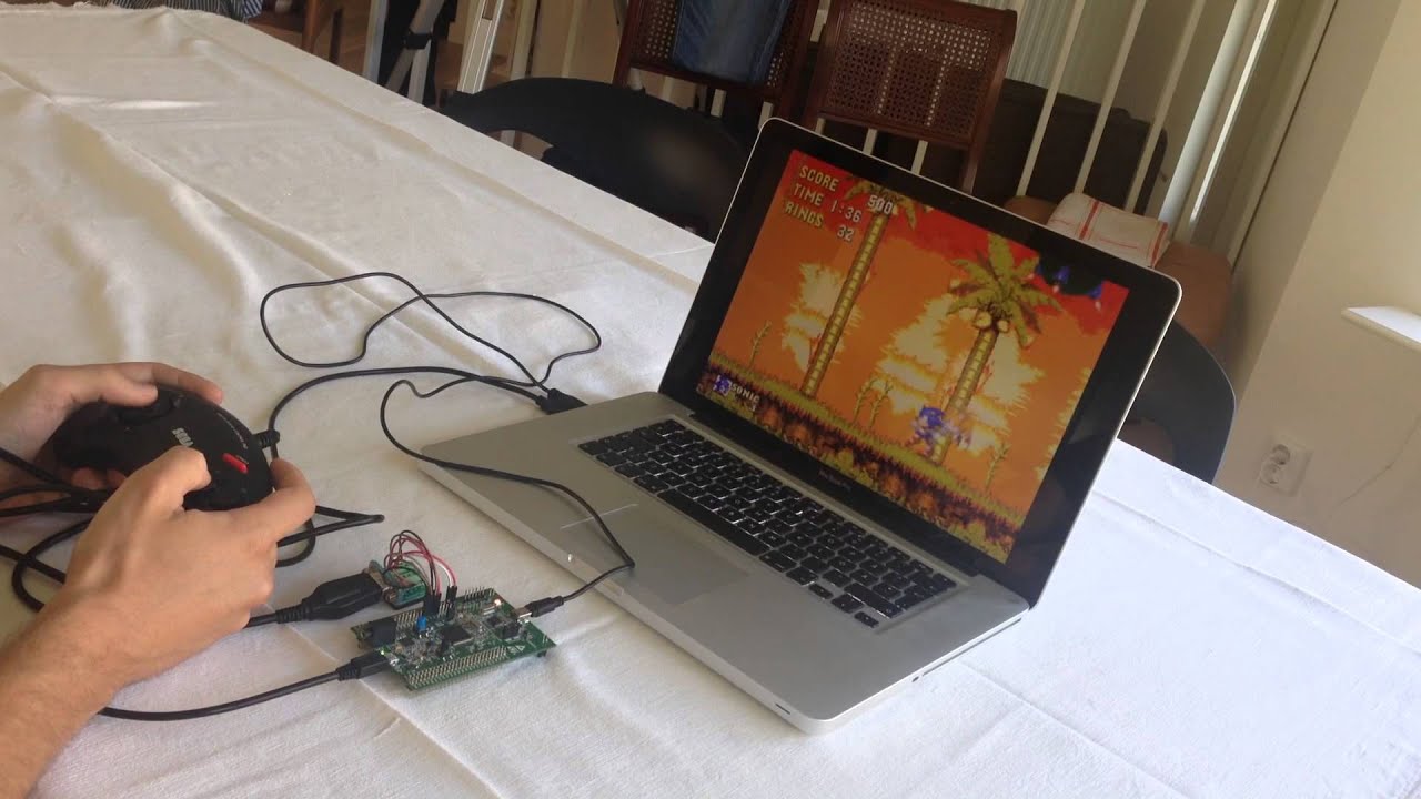 Stm32f4 USB Gamepad with Sega Genesis controller.