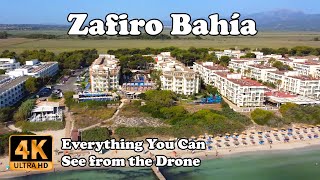 Zafiro Bahia Playa De Muro, Alcudia, Mallorca From Drone In 4K Majorca