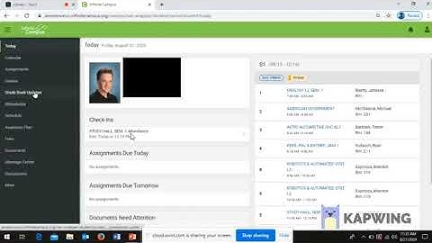 Infinite Campus Attendance Check In