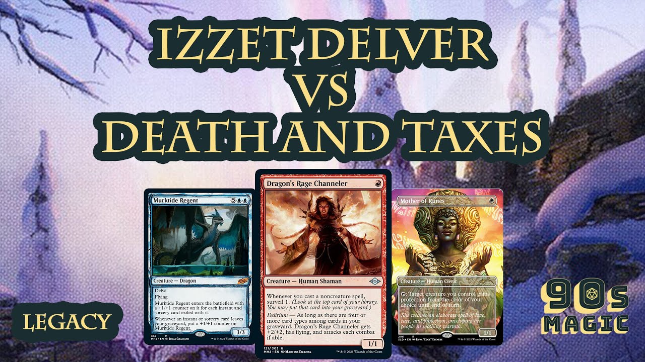 Death and Taxes vs Izzet UR Delver [MTG Legacy MH2 2021]