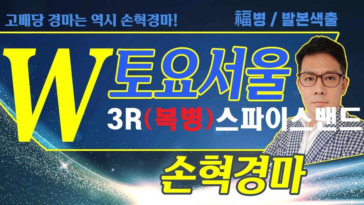 고배당 경마는 역시 손혁 경마 3/07(토)서울 복병마 내용을 확인해 보세요!!