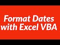 Format dates with VBA