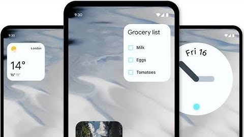 how to download android 12 clock widget | android 12 clock widget 2021 | android latest clock widget