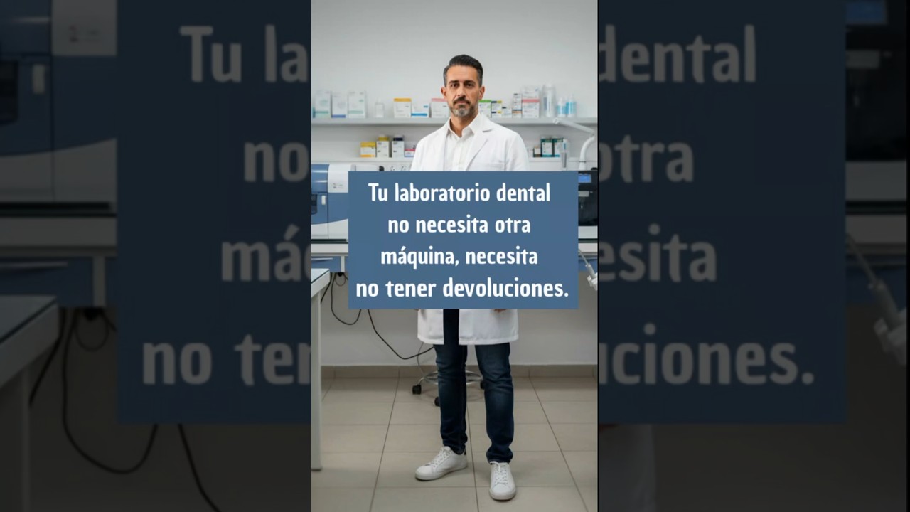 Tu laboratorio dental no necesita otra máquina, necesita no tener devoluciones.