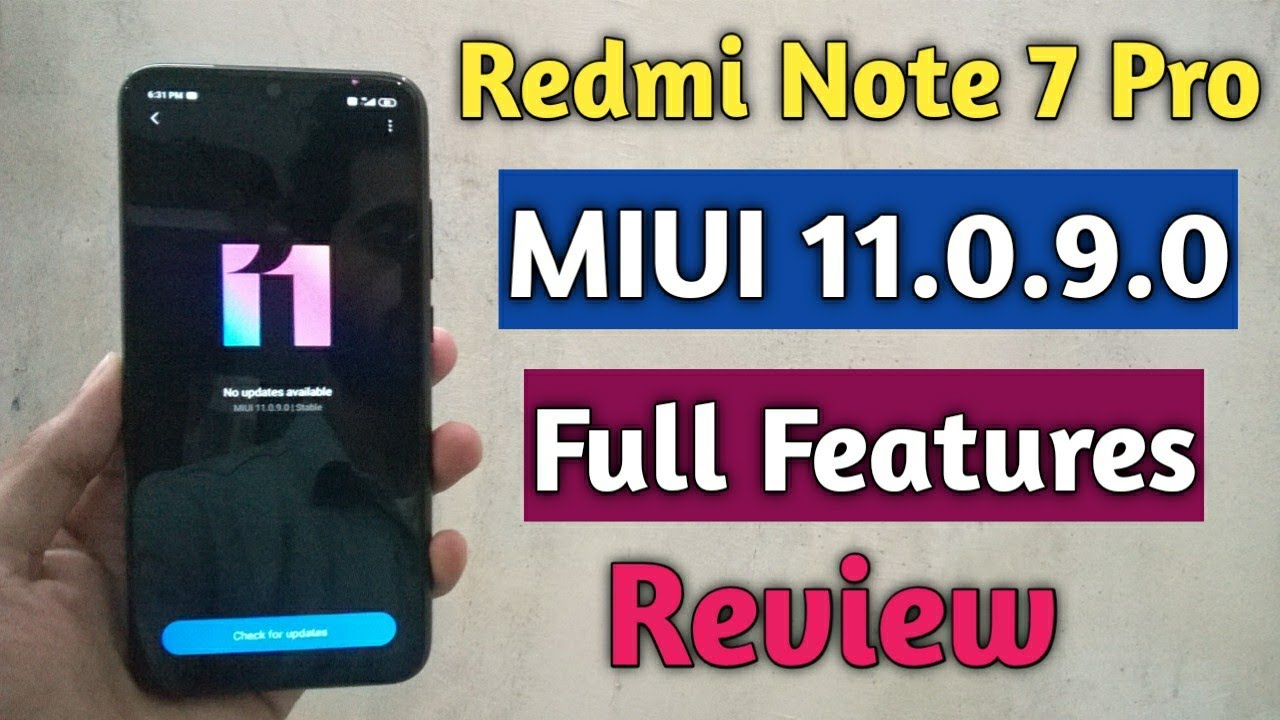 Redmi Note 7 Pro MIUI 11.0.9.0 Full Features Review !! battery backup