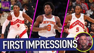 Thumbnail for Instant reaction to OG Anunoby on the Knicks, RJ Barrett & Immanuel Quickley on the Raptors