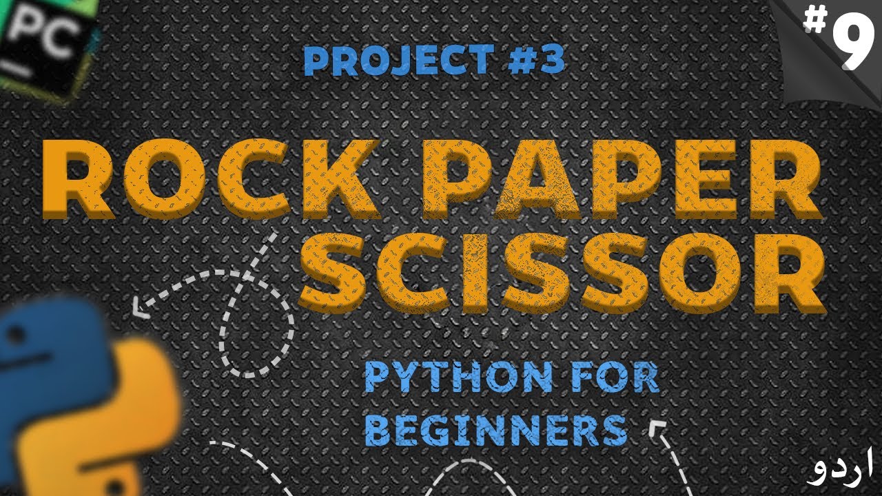 Making Rock Paper Scissors in Python|| Project #3|| Learn Python for ...
