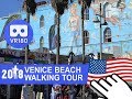 Los Angeles Venice Beach 2018 - Walking Tour (VR180)