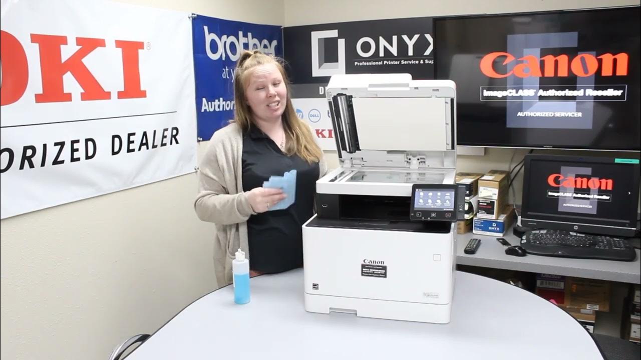 Canon ImageClass MF733cdw How to Clean Your Scanner Glass Onyx