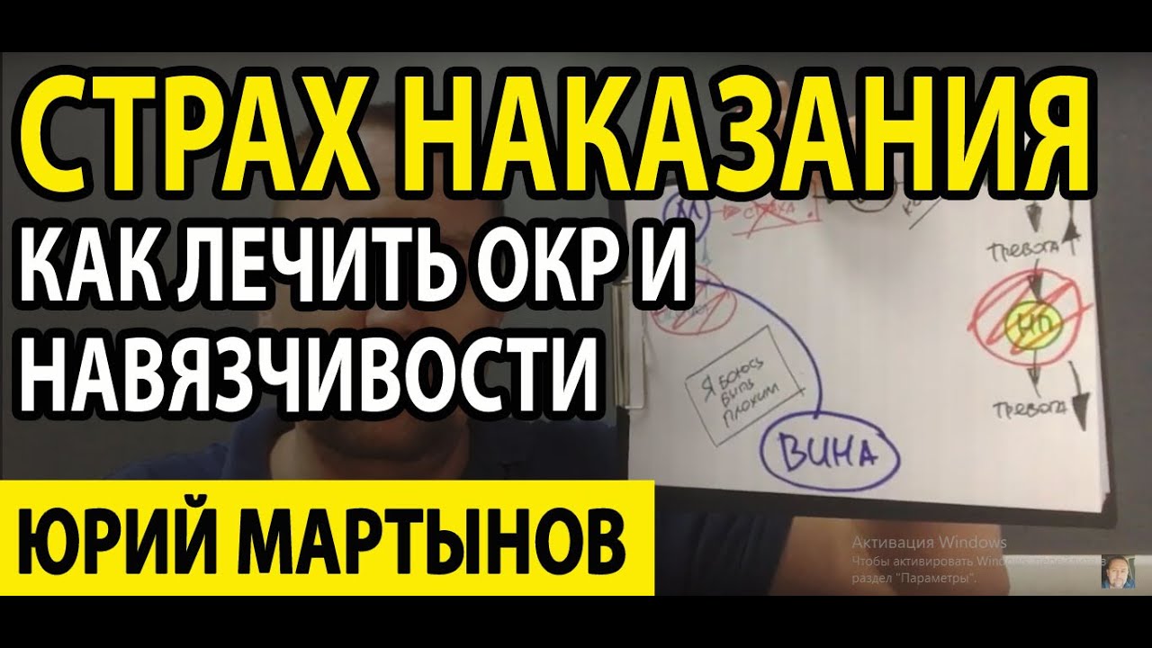 Страх наказания как избавиться | ОКР лечение и что делать | ОКР диагноз ...