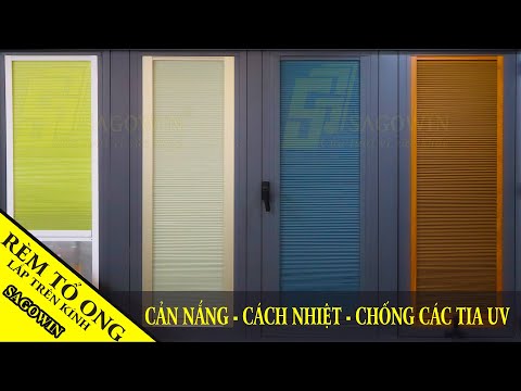 Video: Cửa chớp bảo vệ cho cửa sổ. Cửa chớp con lăn bên ngoài và bên trong