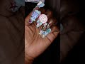 do it yourself at home nails/ blue junk nails
