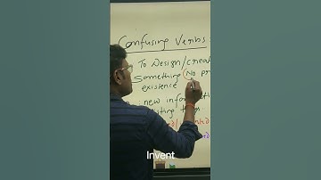 October 18, 2023 Confusing Verbs: Invent v/s Discover