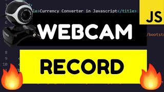 How to Record Video and Audio From Camera Using MediaRecorder WebRTC API in Javascript Full Project Profile